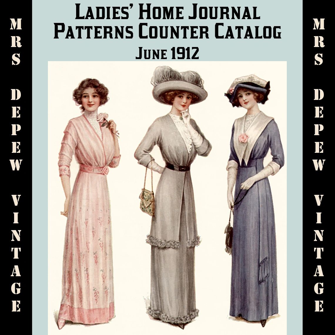 Vintage Sewing Pattern Ladies' Home Journal Counter Catalog Complete